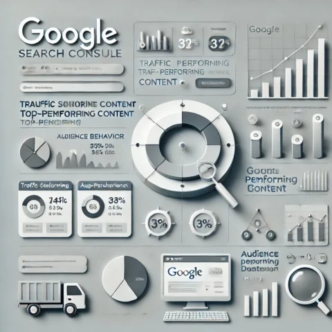Informations sur la console de recherche Google :